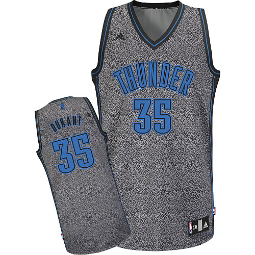  NBA Oklahoma City Thunder 35 Kevin Durant Static Fashion Swingman Jersey